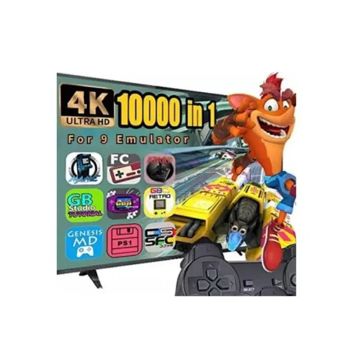 Console Game Stick Lite 4K 64 Go HDMI + 2 Manettes Sans Fil/10000 jeux intégrés SOUQQY Console Game Stick Lite 4K 64 Go HDMI + 2 Manettes Sans Fil/10000 jeux intégrés SOUQQY